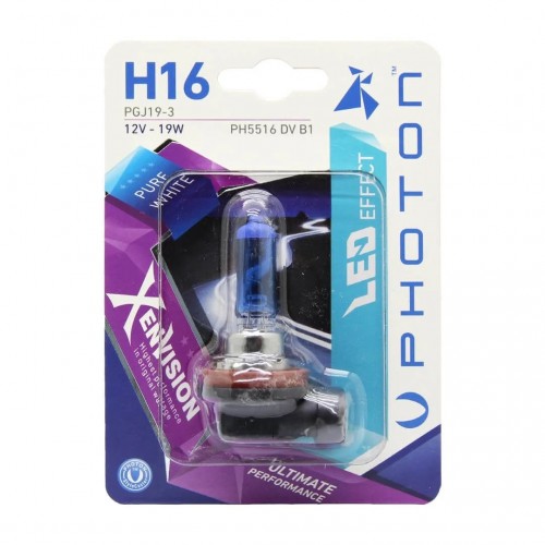 Λαμπα Photon XenVision LED Effect -H16 12V 5000K 65W PGJ19-5 1τμχ