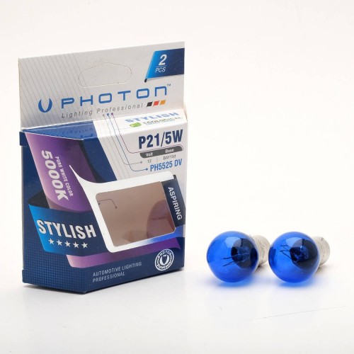 PHOTON ΛΑΜΠΕΣ 12V  5000K P21/5 21/5W XenVision P21/5W BAY15d 2τμχ
