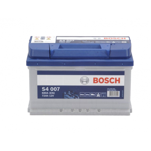 Bosch S4007 – Μπαταρία Αυτοκινήτου 12V 72Ah 680A (EN) – 278×175×175 mm Δ+ (DIN L3)