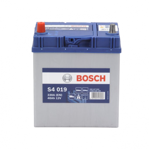 Bosch S4019 – Μπαταρία Αυτοκινήτου 12V 40Ah 330A (EN) – 187×127×227 mm  A+