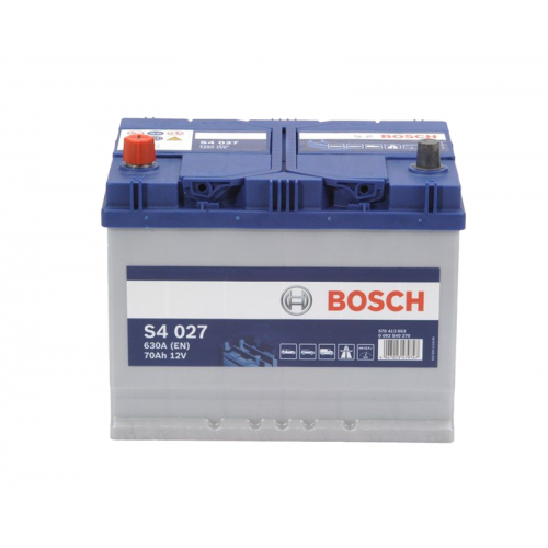 Bosch S4027 – Μπαταρία Αυτοκινήτου 12V 70Ah 630A (EN) – 260×173×225 mm Α+