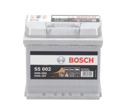 Bosch S5002 – Μπαταρία Αυτοκινήτου 12V 54Ah 530A (EN) – 207×175×190 mm Δ+
