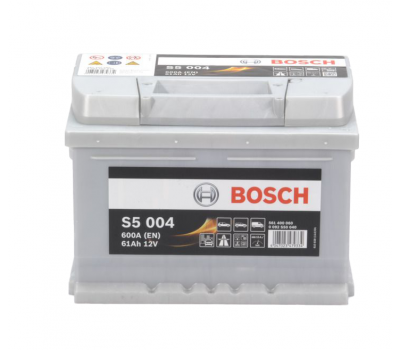 Bosch S5004 – Μπαταρία Αυτοκινήτου 12V 61Ah 600A (EN) – 242×175×175 mm Δ+