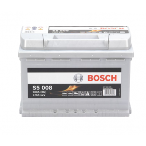 Bosch S5008 – Μπαταρία Αυτοκινήτου 12V 77Ah 780A (EN) – 278×175×190 mm Δ+ 