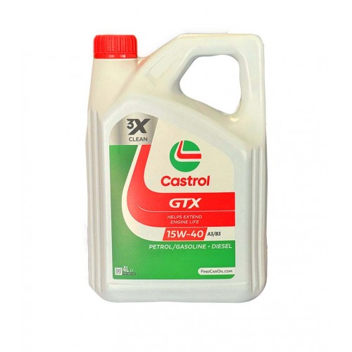 Castrol Λάδι Αυτοκινήτου GTX 15W-40 A3/B3 1L