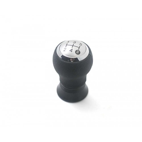 Δερμάτινο πόμολο 5 ταχυτήτων για Toyota Auris NSP080B SILVER CAP