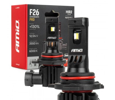 Amio F26 Pro LumiTec Limited HIR2 (9012) Σετ Λαμπες LED 12V-24V 68W 6000K 3550LM Full Canbus (Ζεύγος) - 04876