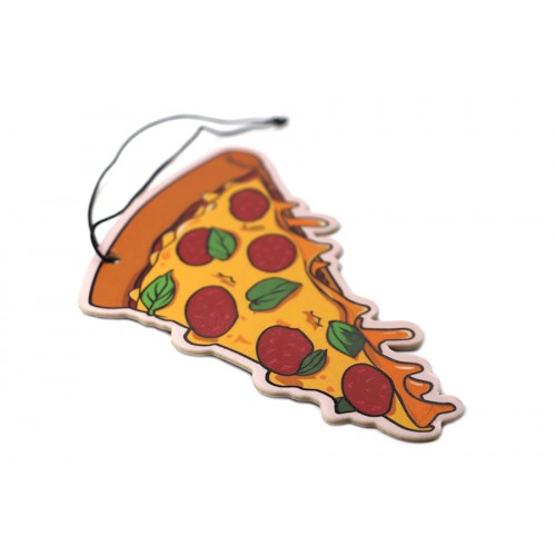 Αρωματικό Αυτοκινήτου "Pizza Slice" – Κρεμαστό Αρωματικό Χώρου με Άρωμα New Car