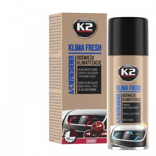 Καθαριστικό σπρέυ air condition K2 KLIMA CHERRY 150ML