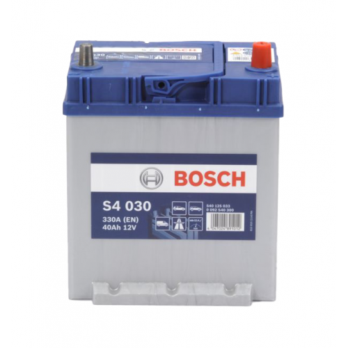 Bosch S4030 – 12V 40Ah 330A (EN) – Μπαταρία Αυτοκινήτου Atos – 187×127×227 mm Δ+