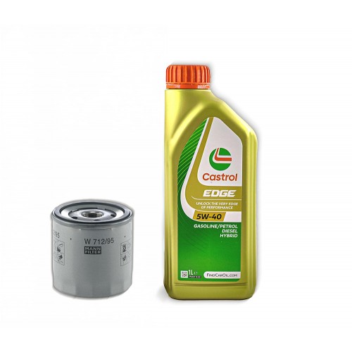 Service Pack #5 – VW up! / Skoda Citigo / SEAT Mii 1.0 MPI – Castrol EDGE 5W-40 4L + MANN-FILTER W 712/95