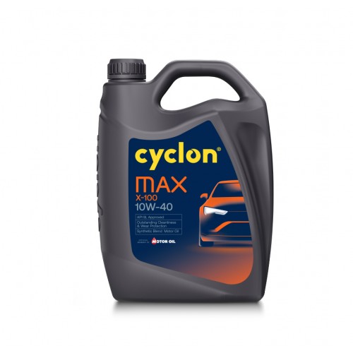 Ημισυνθετικό Λάδι Κινητήρα Cyclon Max X-100 10W-40 4L – API SL / ACEA A3/B4