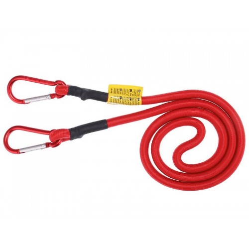 Ελαστικός Ιμάντας Πρόσδεσης (Χταπόδι) 10mm x 120cm με Μεταλλικά Καραμπίνερ Carmotion 86135