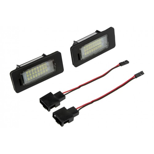 LED Πλαφονιέρας πίσω πινακίδας ΝΤΥ για Audi A1 A3 12- A4 B8 07- A5 Q5 VW GOLF VI CANBUS 