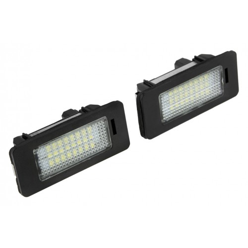 LED Πλαφονιέρας πίσω πινακίδας ΝΤΥ για BMW 3 E90/E91 2004- 5 E39 E60/E61 X5 CANBUS LED 2τμχ