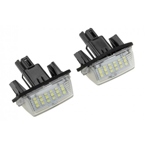 LED Πλαφονιέρας πίσω πινακίδας ΝΤΥ για TOYOTA AURIS 2009-AVENSIS COROLLA YARIS LED 2τμχ