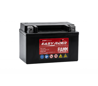 Μπαταρία Μοτοσυκλέτας FIAMM Easy Rider VRLA AGM 12V 6Ah 100A – FTX7A-12B / YTX7ABS (Α+)