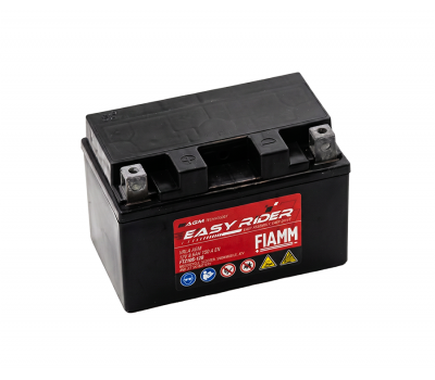 Μπαταρία Μοτοσυκλέτας FIAMM Easy Rider VRLA AGM 12V 8.6Ah 150A – FTZ10S-12B / YTZ10S (Α+)