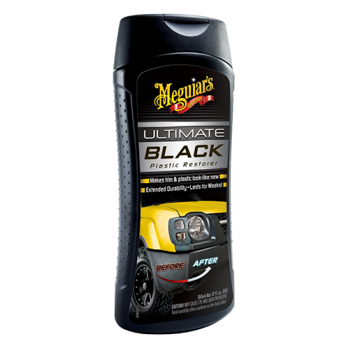 Meguiar's Ultimate Black Plastic Restorer- Κρέμα επαναφοράς και ενυδάτωσης μαύρων εξωτερικών πλαστικών 355ml 