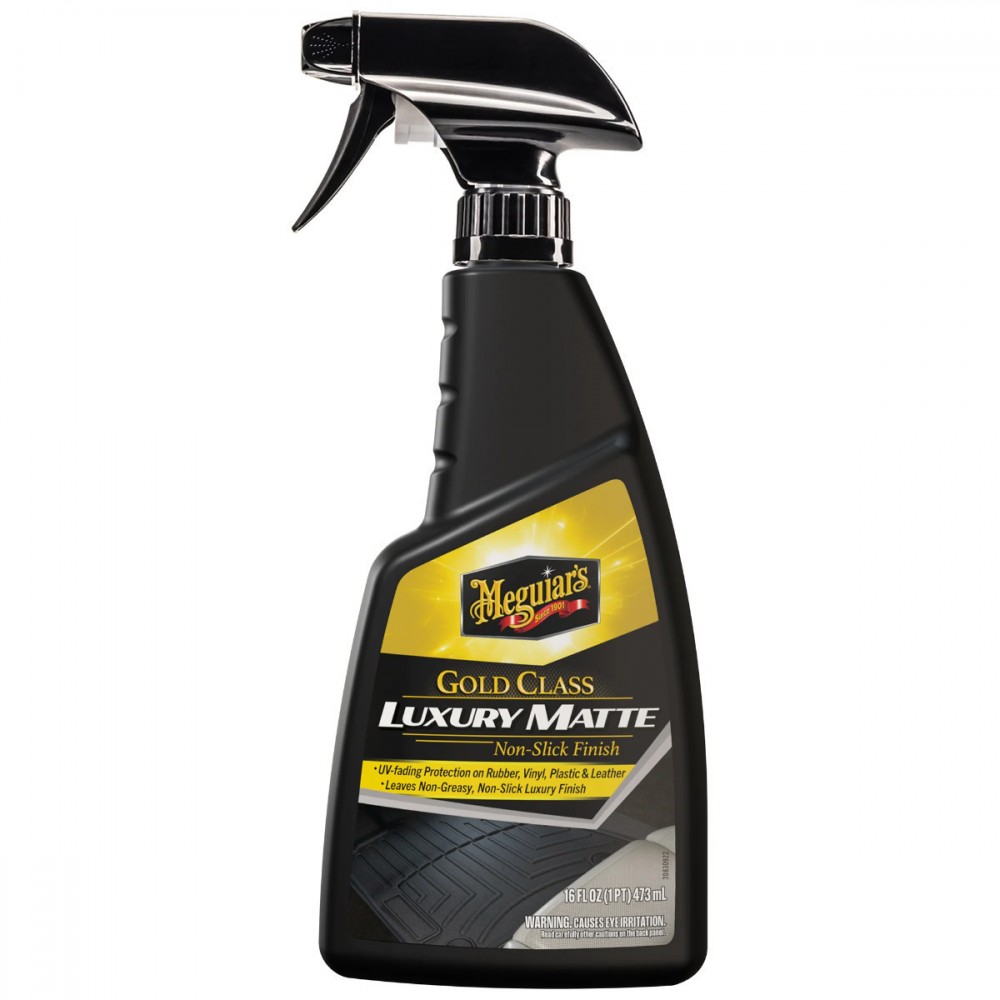 Meguiar’s Gold Class Luxury Matte 473ml– Προστατευτικό Σπρέι για Πλαστικά, Λαστιχένια Πατάκια , Βινύλιο & Δέρμα Ματ 