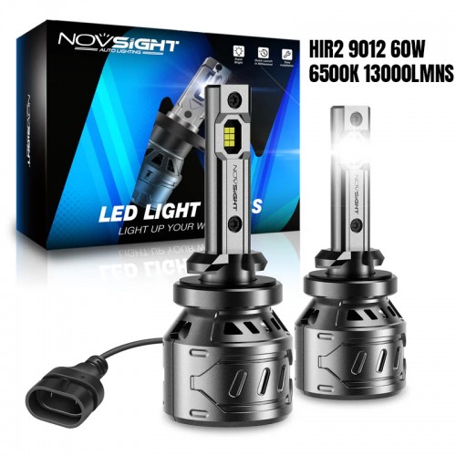 Σετ λαμπες LED Novsight A500-N61 HIR2 9012 6500K 60W 13000LMNS 9-32V 2τμχ