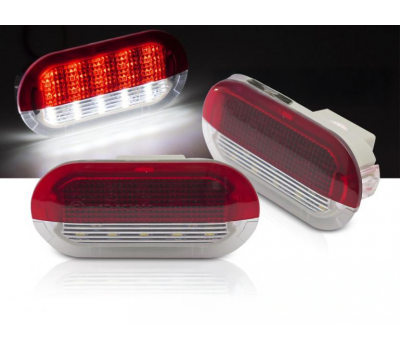 LED Φωτάκια Πόρτας Εσωτερικού VW Golf III/IV, Beetle, Bora, Polo, Octavia, Leon, Toledo – Σετ 2τμχ