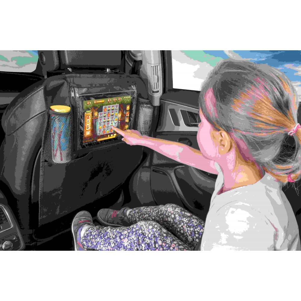 Προστατευτικό πλάτης καθίσματος -Organizer με θήκη στήριξης για Tablet Walser 12459