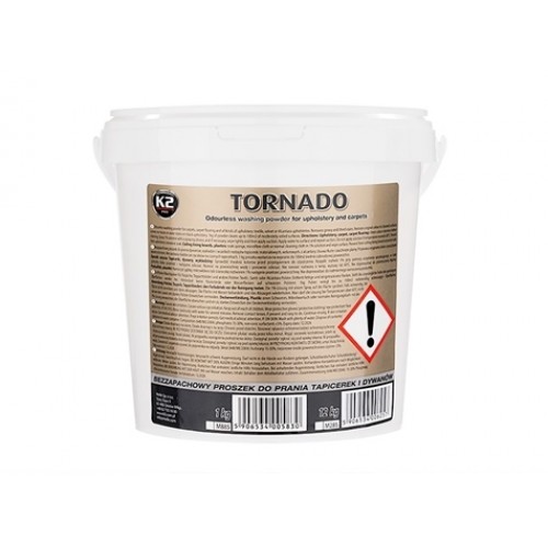 K2 PRO TORNADO Plus Σκόνη Καθαρισμού Ταπετσαρίας Lemon 1 Kg