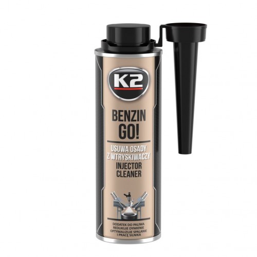 K2 BENZIN GO! 250ml – Επαγγελματικό Καθαριστικό Πρόσθετο Μπεκ Βενζίνης (T322)