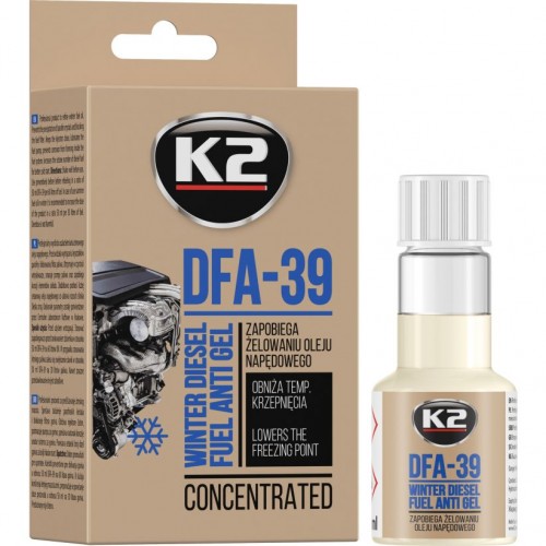 K2 DFA-39 50ml – Αντιπαγωτικό Ενισχυτικό Πετρελαίου  (Antigel Diesel)