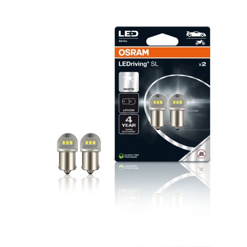 Λάμπες LED OSRAM R10W BA15s 5008DWP-2BL LEDriving SL 6000K White - Σετ 2 Τεμαχίων