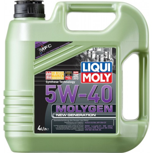 Λιπαντικό κινητήρα Liqui Moly Molygen New Generation 5W40 4lt 8578