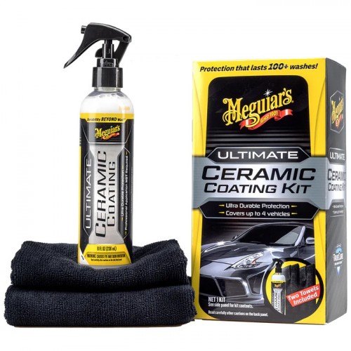 Meguiar's Ultimate Ceramic Coating Kit – Κεραμική Επίστρωση Αυτοκινήτου για Υπερ-Ανθεκτική Προστασία & Γυαλάδα G240100