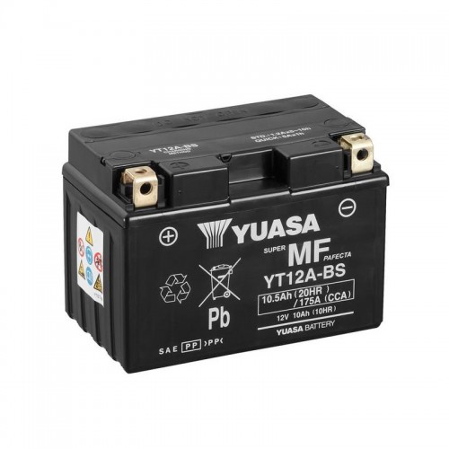 Μπαταρία Μοτοσυκλέτας Yuasa YT12A-BS Κλειστού Τύπου (MF) 12V 10.5Ah 175A