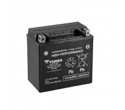 Μπαταρία Μοτοσυκλέτας Yuasa YTX14H-BS High Performance Κλειστού Τύπου (MF) 12V 12Ah Made in USA