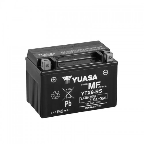 Μπαταρία Μοτοσυκλέτας Yuasa YTX9-BS Κλειστού Τύπου (MF) 12V 8.4Ah 135A A+
