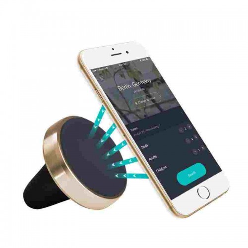 Μαγνητική βάση αεραγωγου MAGNETIC CAR MOUNT GOLD MHMAGGOLD