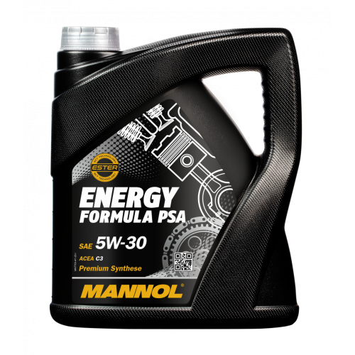 Λιπαντικό κινητήρα Mannol Energy Formula PSA PEUGEOT CITROEN 5W-30 4lt 7703-4