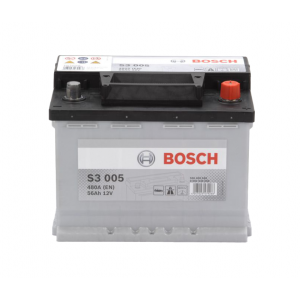 Bosch S3005 – Μπαταρία Αυτοκινήτου 12V 56Ah 480A (EN) – 242×175×190 mm Δ+