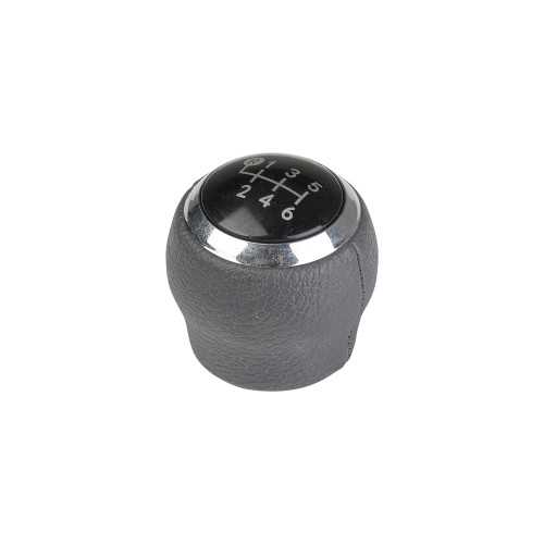 OEM Πόμολο 6 ταχυτήτων δερμάτινο για Toyota Avensis Rav4 Yaris Φ0.8 NSP037G (γκρι)