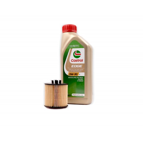 Service Pack #2 – VW / Audi / Seat / Skoda 1.6 FSI, 1.4 TSI (BMY, BLG) – Castrol EDGE LL 5W-30 (4L) + MANN-FILTER HU 712/6 X