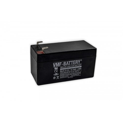 VMF SLA1.3-12 Μπαταρία Κλειστού Τύπου (Sealed Lead Acid) 12V 1.3Ah – Standby & Cyclic Use