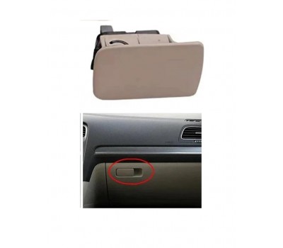 Κλειδαριά Ντουλαπιού Συνοδηγού για VW Golf 5 / Golf 6 (2003-2013) Χωρίς Τρύπα Κλειδαριάς – Μπεζ (Beige) – 1K1857077B