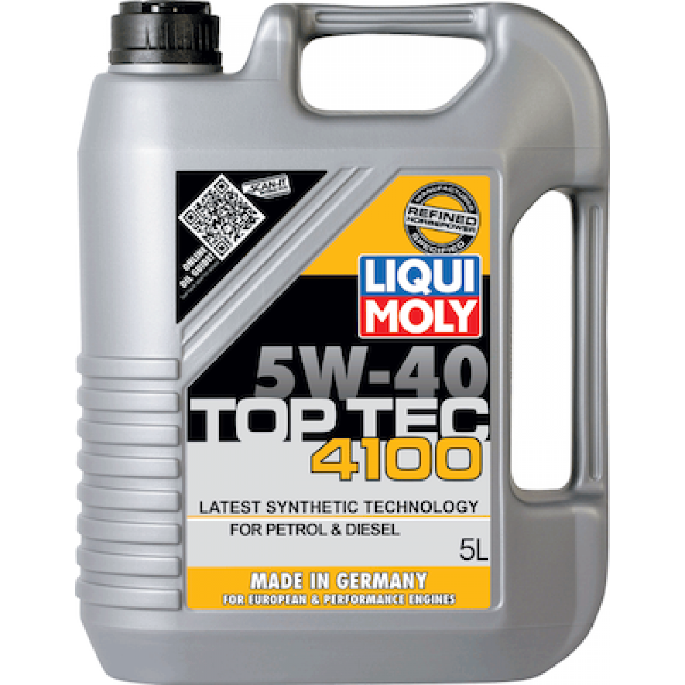 Λιπαντικό Κινητήρα Liqui Moly Top Tec 4100 5W40 5lt 9511 