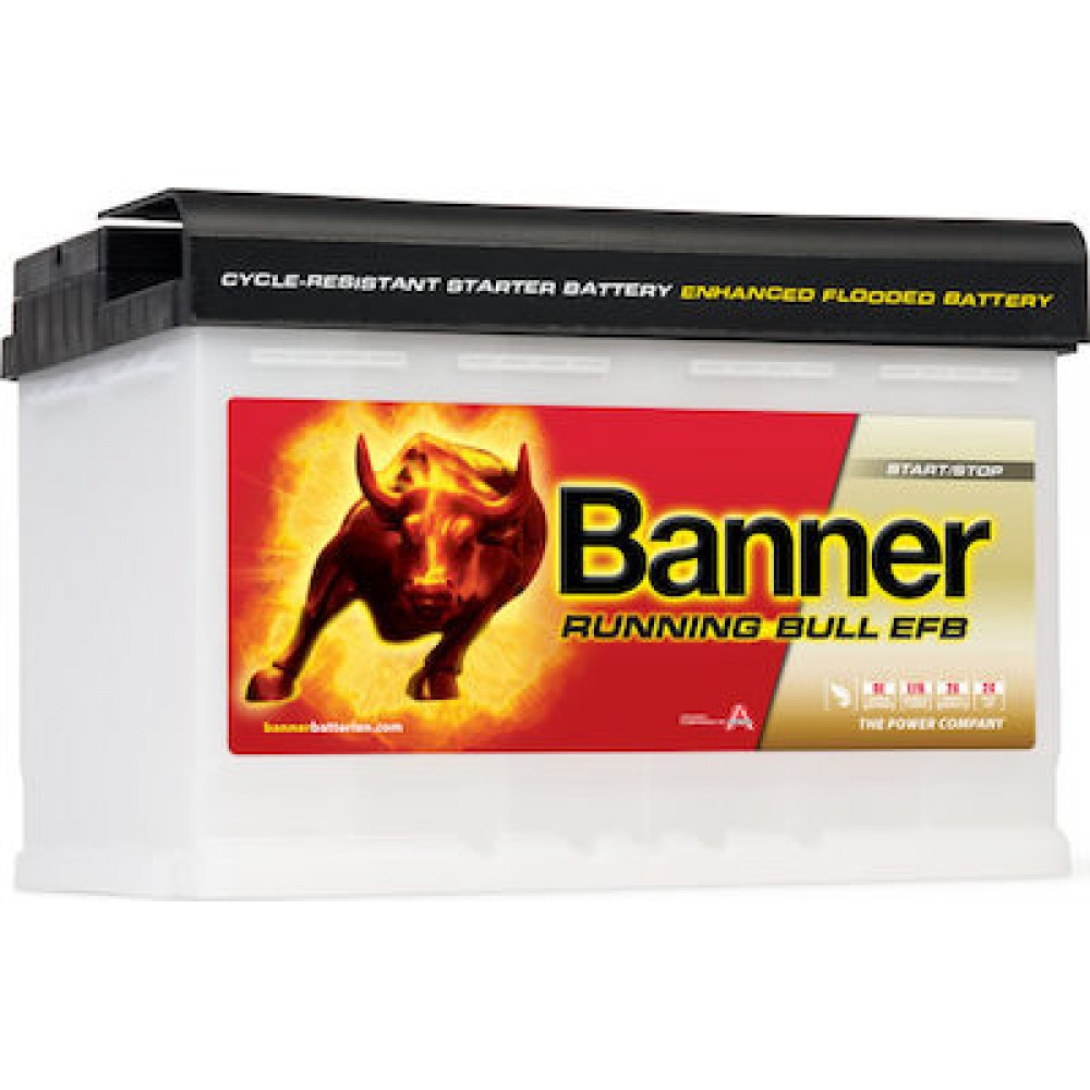 Μπαταρία τεχνολογίας EFB Banner Running Bull 57011 12V 70Ah (C20) - 660CCA 