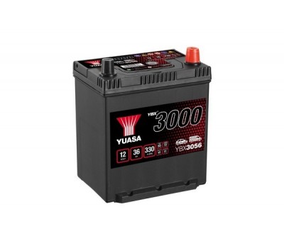 Yuasa YBX3056 Asia – Μπαταρία Αυτοκινήτου 12V 36Ah 330A SMF (187×135×227 mm)