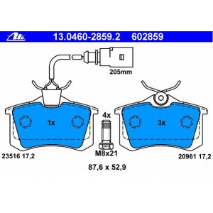 7M3698451EΑΤΕ Τακάκια 13046028592