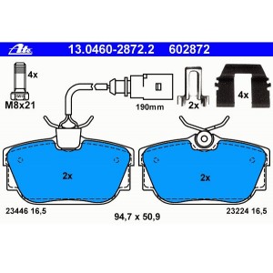 7M3698451F Γνήσια Τακάκια ΑΤΕ Πίσω 13046028722