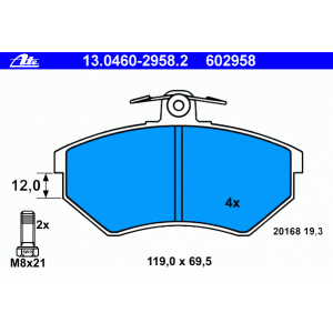 357698151B Γνήσια Τακάκια ΑΤΕ 13046029582
