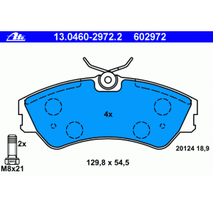 701698151C Γνήσια Τακάκια ΑΤΕ 13046029722 Για Transporter IV